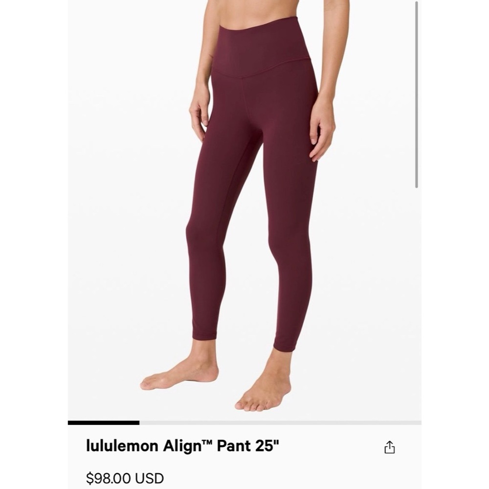 **SOLD** Lululemon align Pant